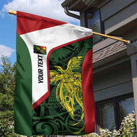 Personalised PNG Chimbu Province Garden Flag Bird of Paradise Tattoo Flag Motif - Polynesian Pride