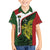 Personalised PNG Chimbu Province Kid Hawaiian Shirt Bird of Paradise Tattoo Flag Motif - Polynesian Pride