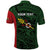 Personalised PNG Chimbu Province Polo Shirt Bird of Paradise Tattoo Flag Motif - Polynesian Pride