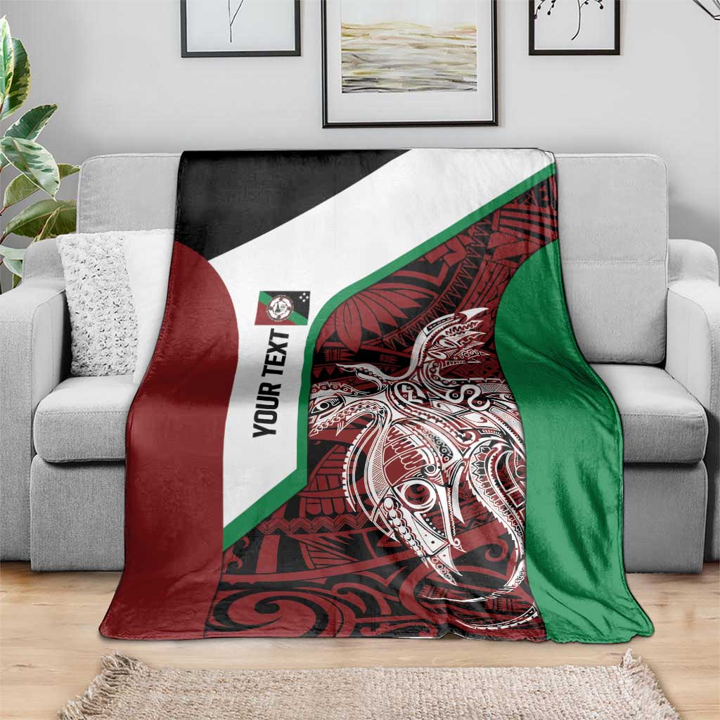 Personalised PNG East New Britain Province Blanket Bird of Paradise Tattoo Flag Motif - Polynesian Pride