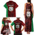 Personalised PNG East New Britain Province Family Matching Tank Maxi Dress and Hawaiian Shirt Bird of Paradise Tattoo Flag Motif - Polynesian Pride