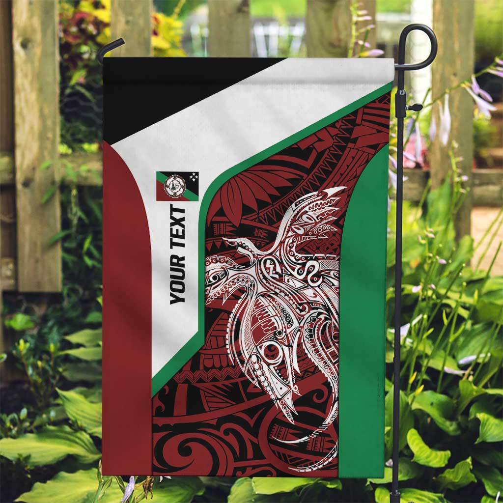 Personalised PNG East New Britain Province Garden Flag Bird of Paradise Tattoo Flag Motif - Polynesian Pride