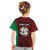 Personalised PNG East New Britain Province Kid T Shirt Bird of Paradise Tattoo Flag Motif - Polynesian Pride