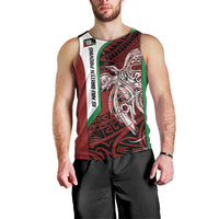 Personalised PNG East New Britain Province Men Tank Top Bird of Paradise Tattoo Flag Motif - Polynesian Pride