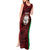 Personalised PNG East New Britain Province Tank Maxi Dress Bird of Paradise Tattoo Flag Motif - Polynesian Pride