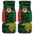 Personalised PNG East Sepik Province Car Mats Bird of Paradise Tattoo Flag Motif - Polynesian Pride