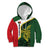 Personalised PNG East Sepik Province Kid Hoodie Bird of Paradise Tattoo Flag Motif - Polynesian Pride