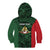 Personalised PNG East Sepik Province Kid Hoodie Bird of Paradise Tattoo Flag Motif - Polynesian Pride