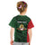 Personalised PNG East Sepik Province Kid T Shirt Bird of Paradise Tattoo Flag Motif - Polynesian Pride