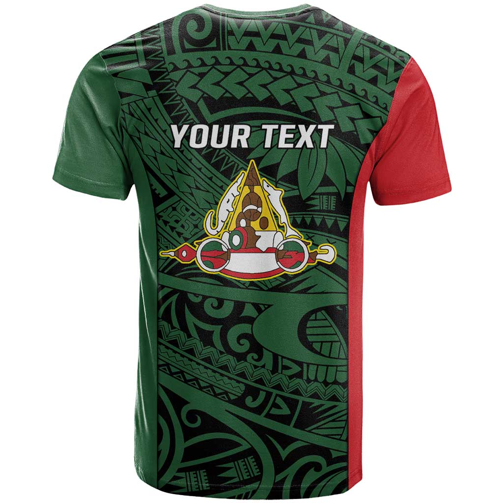 Personalised PNG East Sepik Province T Shirt Bird of Paradise Tattoo Flag Motif - Polynesian Pride