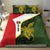 Personalised PNG Eastern Highlands Bedding Set Bird of Paradise Tattoo Flag Motif - Polynesian Pride