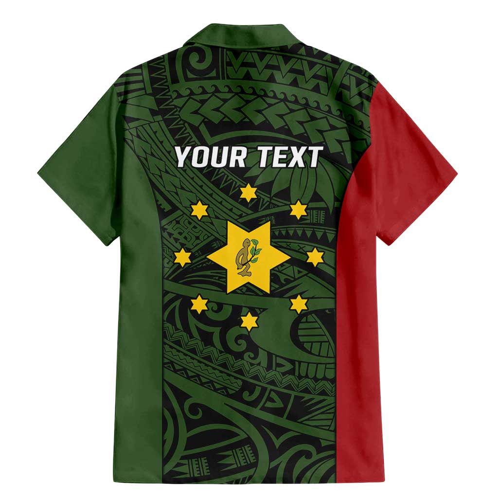 Personalised PNG Eastern Highlands Family Matching Mermaid Dress and Hawaiian Shirt Bird of Paradise Tattoo Flag Motif - Polynesian Pride