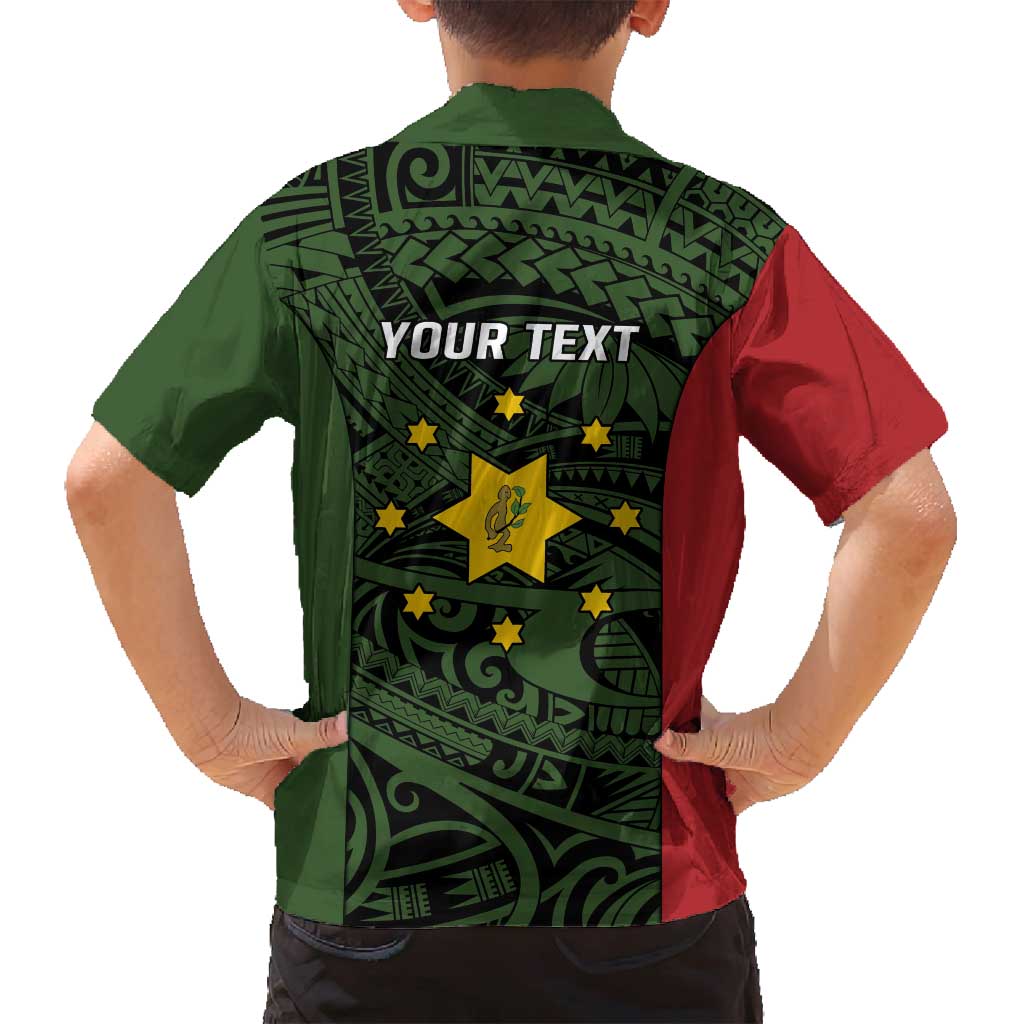 Personalised PNG Eastern Highlands Family Matching Off Shoulder Short Dress and Hawaiian Shirt Bird of Paradise Tattoo Flag Motif LT9 - Polynesian Pride