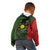 Personalised PNG Eastern Highlands Kid Hoodie Bird of Paradise Tattoo Flag Motif - Polynesian Pride