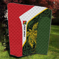 Personalised PNG Eastern Highlands Quilt Bird of Paradise Tattoo Flag Motif - Polynesian Pride
