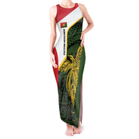 Personalised PNG Eastern Highlands Tank Maxi Dress Bird of Paradise Tattoo Flag Motif - Polynesian Pride