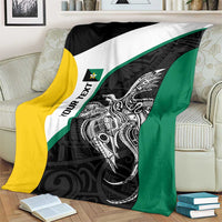 Personalised PNG Enga Province Blanket Bird of Paradise Tattoo Flag Motif - Polynesian Pride