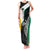 Personalised PNG Enga Province Family Matching Tank Maxi Dress and Hawaiian Shirt Bird of Paradise Tattoo Flag Motif - Polynesian Pride