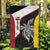 Personalised PNG Madang Province Garden Flag Bird of Paradise Tattoo Flag Motif - Polynesian Pride
