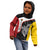 Personalised PNG Madang Province Kid Hoodie Bird of Paradise Tattoo Flag Motif - Polynesian Pride