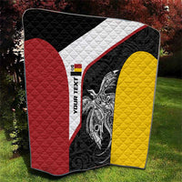 Personalised PNG Madang Province Quilt Bird of Paradise Tattoo Flag Motif - Polynesian Pride