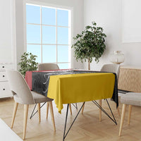 Personalised PNG Madang Province Tablecloth Bird of Paradise Tattoo Flag Motif - Polynesian Pride