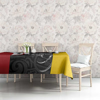 Personalised PNG Madang Province Tablecloth Bird of Paradise Tattoo Flag Motif - Polynesian Pride