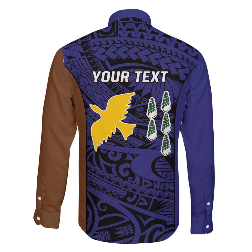 Personalised PNG Manus Province Family Matching Off Shoulder Maxi Dress and Hawaiian Shirt Bird of Paradise Tattoo Flag Motif - Polynesian Pride