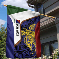 Personalised PNG Milne Bay Province Garden Flag Bird of Paradise Tattoo Flag Motif - Polynesian Pride