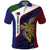 Personalised PNG Milne Bay Province Polo Shirt Bird of Paradise Tattoo Flag Motif - Polynesian Pride