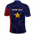 Personalised PNG Milne Bay Province Polo Shirt Bird of Paradise Tattoo Flag Motif - Polynesian Pride