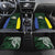 Personalised PNG Morobe Province Car Mats Bird of Paradise Tattoo Flag Motif - Polynesian Pride