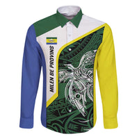 Personalised PNG Morobe Province Family Matching Off Shoulder Maxi Dress and Hawaiian Shirt Bird of Paradise Tattoo Flag Motif - Polynesian Pride