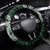 PNG Morobe Province Steering Wheel Cover Bird of Paradise Tattoo Flag Motif - Polynesian Pride
