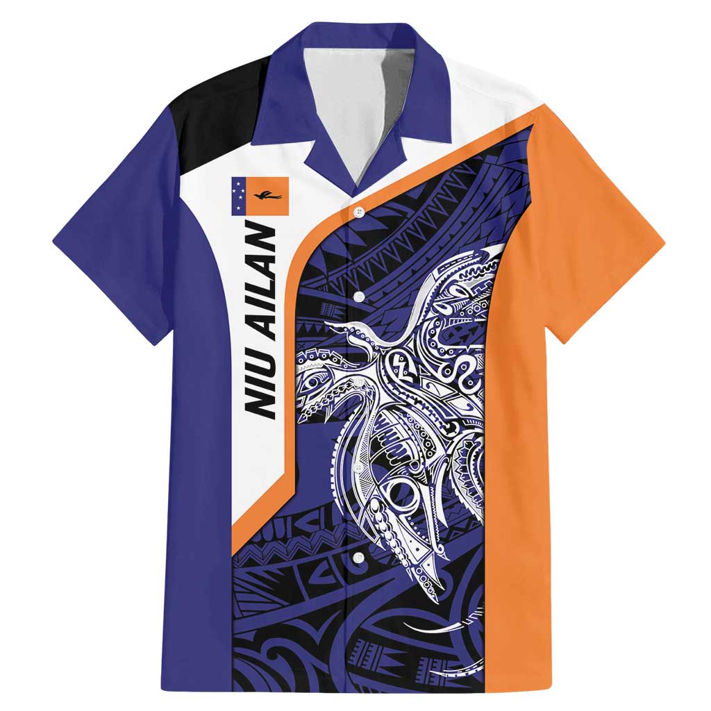 Personalised PNG New Ireland Family Matching Mermaid Dress and Hawaiian Shirt Bird of Paradise Tattoo Flag Motif - Polynesian Pride