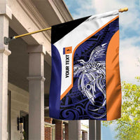 Personalised PNG New Ireland Garden Flag Bird of Paradise Tattoo Flag Motif - Polynesian Pride