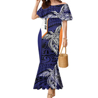 Personalised PNG New Ireland Mermaid Dress Bird of Paradise Tattoo Flag Motif - Polynesian Pride