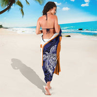 Personalised PNG New Ireland Sarong Bird of Paradise Tattoo Flag Motif - Polynesian Pride