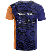 Personalised PNG New Ireland T Shirt Bird of Paradise Tattoo Flag Motif - Polynesian Pride