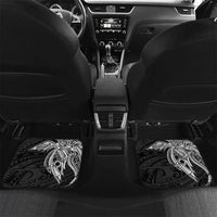 Personalised PNG Southern Highlands Province Car Mats Bird of Paradise Tattoo Flag Motif - Polynesian Pride