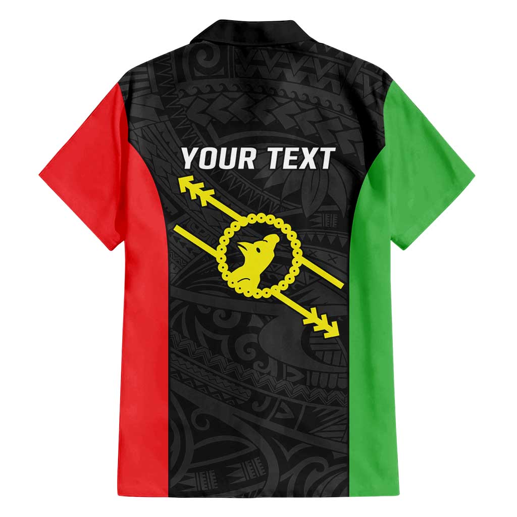 Personalised PNG Southern Highlands Province Family Matching Long Sleeve Bodycon Dress and Hawaiian Shirt Bird of Paradise Tattoo Flag Motif - Polynesian Pride