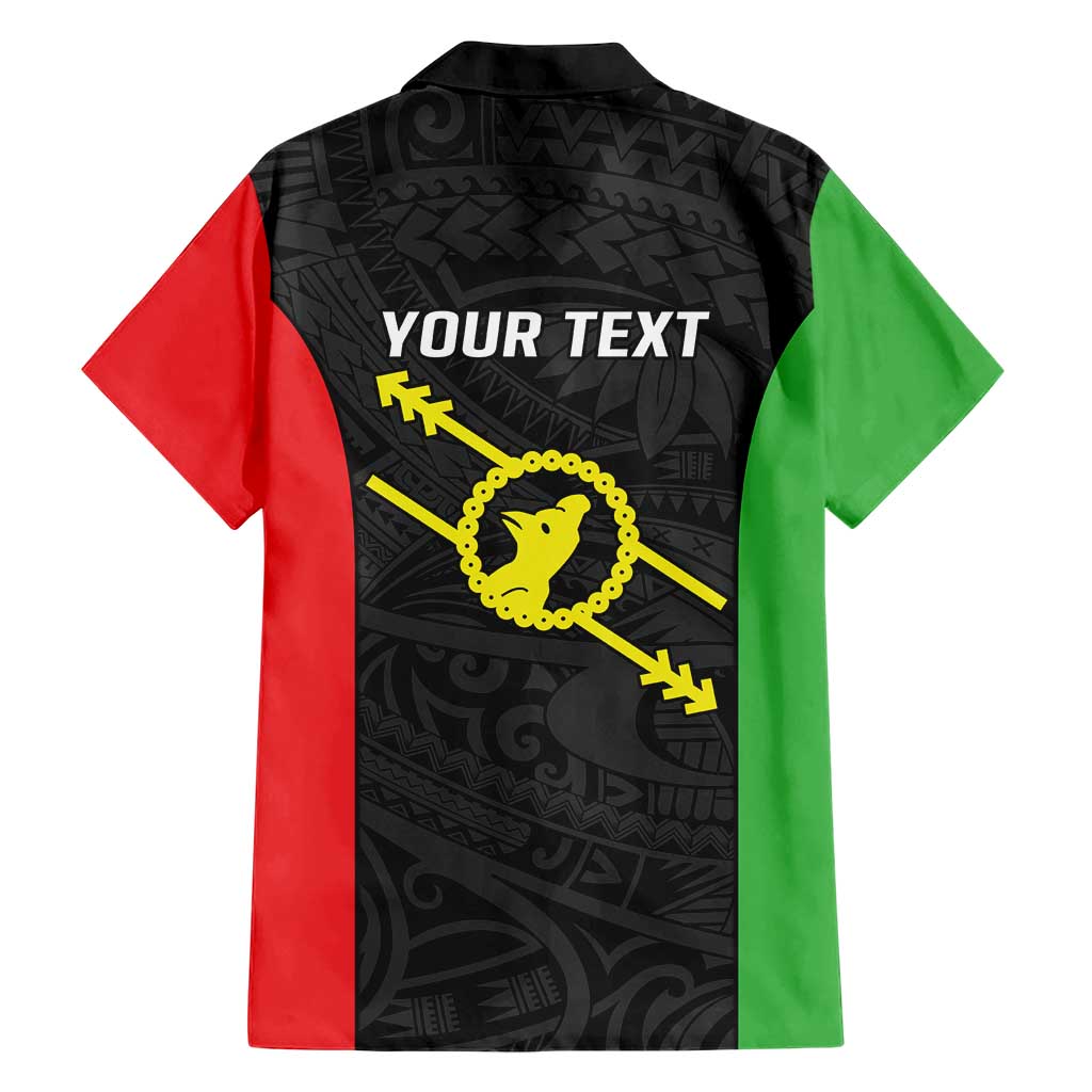 Personalised PNG Southern Highlands Province Hawaiian Shirt Bird of Paradise Tattoo Flag Motif - Polynesian Pride