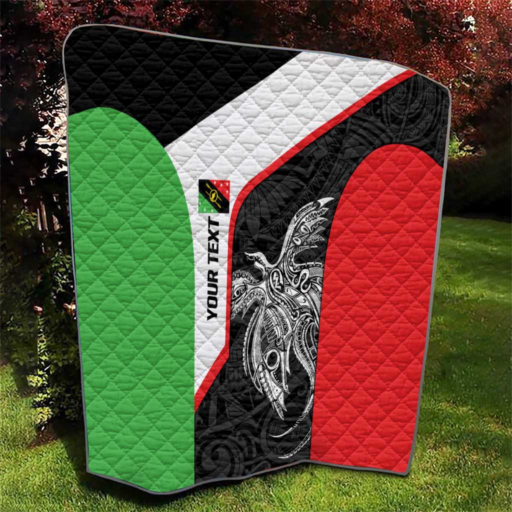 Personalised PNG Southern Highlands Province Quilt Bird of Paradise Tattoo Flag Motif - Polynesian Pride