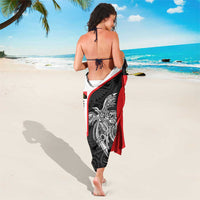 Personalised PNG Southern Highlands Province Sarong Bird of Paradise Tattoo Flag Motif - Polynesian Pride