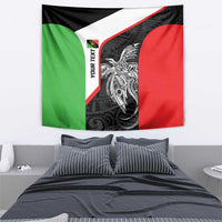 Personalised PNG Southern Highlands Province Tapestry Bird of Paradise Tattoo Flag Motif - Polynesian Pride