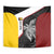 Personalised PNG Western Province Tapestry Bird of Paradise Tattoo Flag Motif - Polynesian Pride