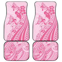 Pacific Girl and Butterfly Cancer Ribbon Personalised Car Mats