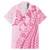 Pacific Girl and Butterfly Cancer Ribbon Personalised Family Matching Mermaid Dress and Hawaiian Shirt