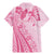 Pacific Girl and Butterfly Cancer Ribbon Personalised Family Matching Mermaid Dress and Hawaiian Shirt