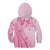 Pacific Girl and Butterfly Cancer Ribbon Personalised Kid Hoodie